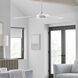 Cirque 56 inch Matte White Ceiling Fan